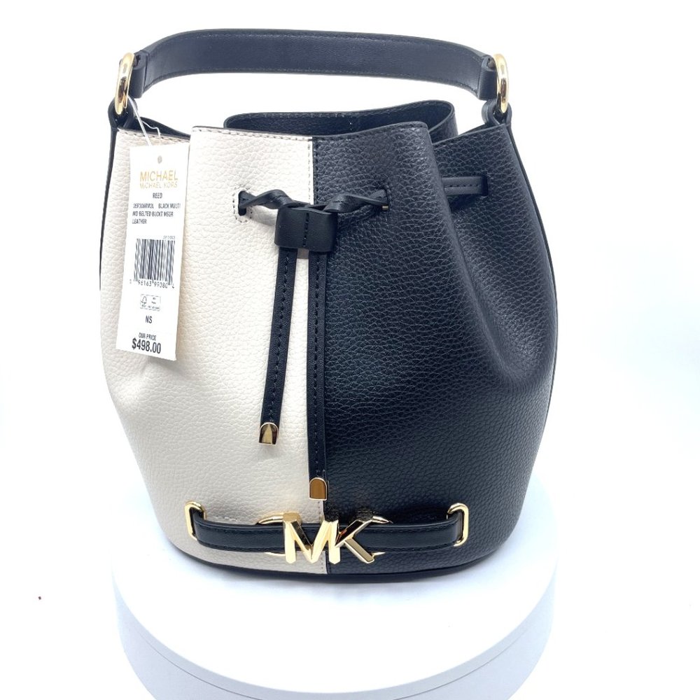 NWT Michael Kors Tan & Black Small Handbag